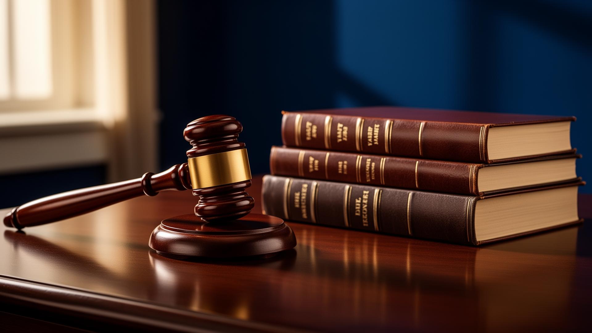 Legal gavel and law books representing professional disability representation